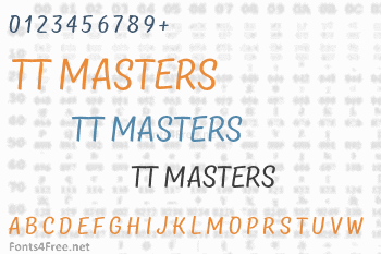 TT Masters Font