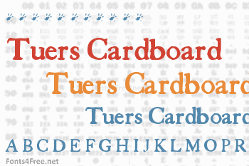 Tuers Cardboard Font