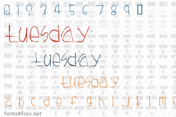 Tuesday Font