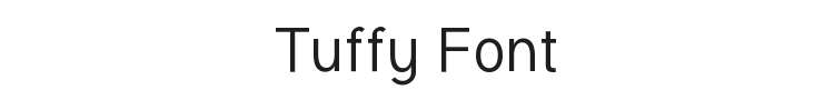 Tuffy Font Preview