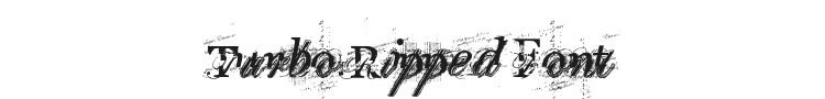 Turbo Ripped Font