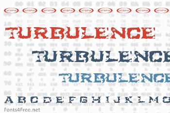 Turbulence Font