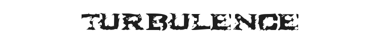 Turbulence Font