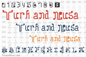 Turk and Nusa Font