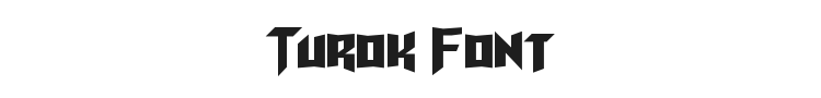 Turok Font Preview