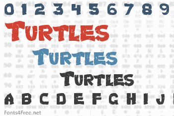 Turtles Font