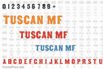 Tuscan MF Font