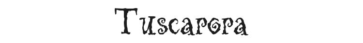 Tuscarora Font Preview