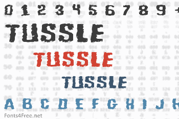 Tussle Font