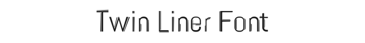 Twin Liner Font