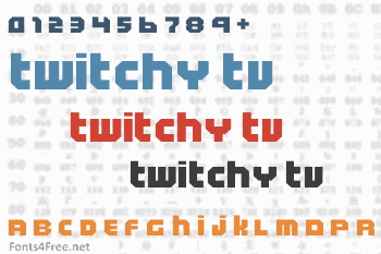 Twitchy TV Font