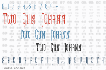 Two Gun Johann Font