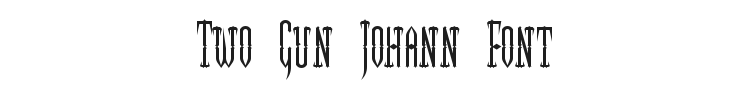 Two Gun Johann Font