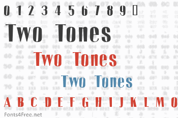 Two Tones Font