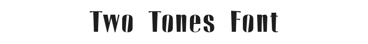 Two Tones Font