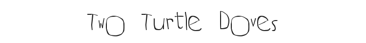 Two Turtle Doves Font Preview