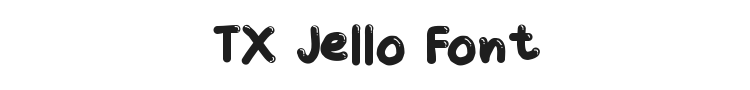 TX Jello Font Preview