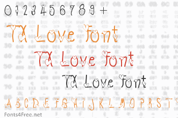 TX Love Font