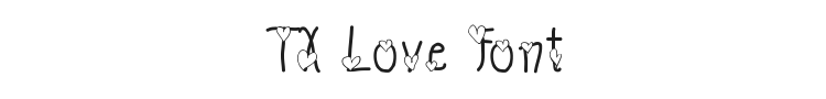 TX Love Font