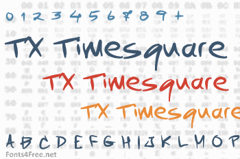 TX Timesquare Font