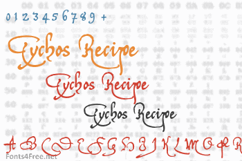 Tychos Recipe Font