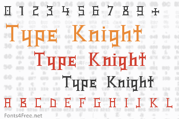 Type Knight Font