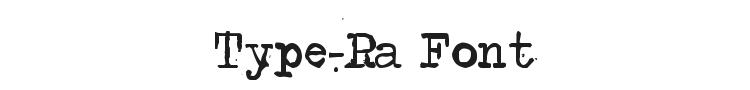 Type-Ra Font