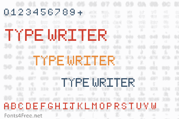 Type Writer Font