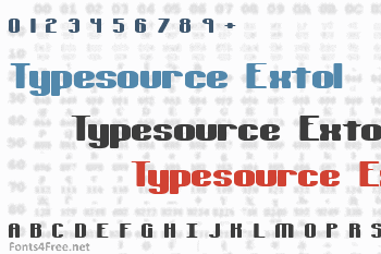 Typesource Extol Font