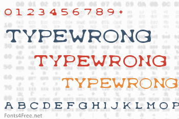 Typewrong Font