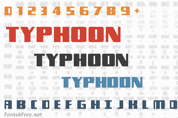 Typhoon Font