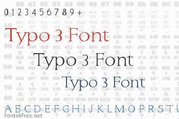 Typo 3 Font