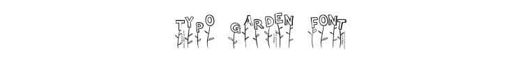 Typo Garden Font Preview