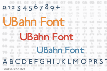 UBahn Font