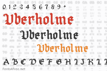 Uberholme Font