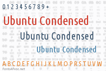 Ubuntu Condensed Font