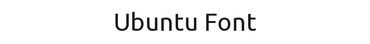 Ubuntu Font