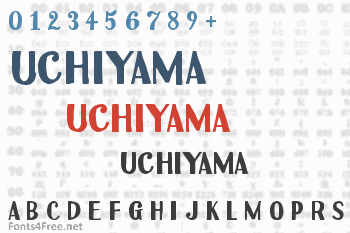 Uchiyama Font