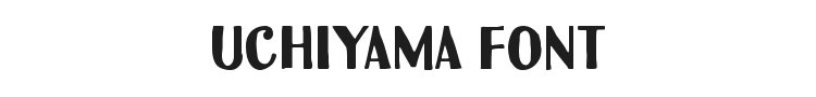 Uchiyama Font Preview