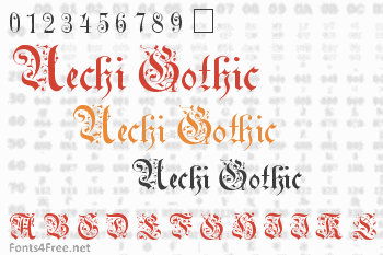 Uechi Gothic Font