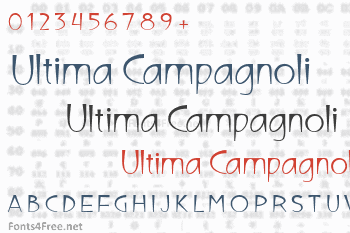 Ultima Campagnoli Font