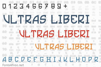 Ultras Liberi Font