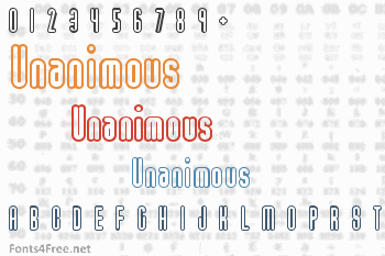 Unanimous Font