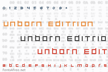 Unborn Editrion Font