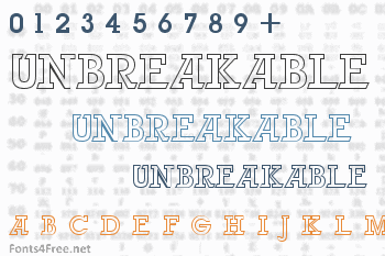 Unbreakable Font