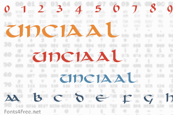 Unciaal Font