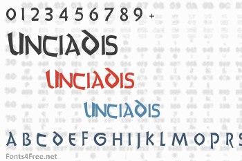 UnciaDis Font