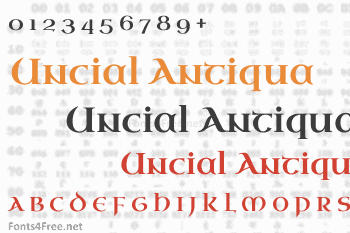 Uncial Antiqua Font