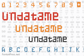 Undatame Font