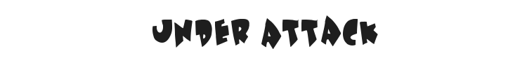 Under Attack Font